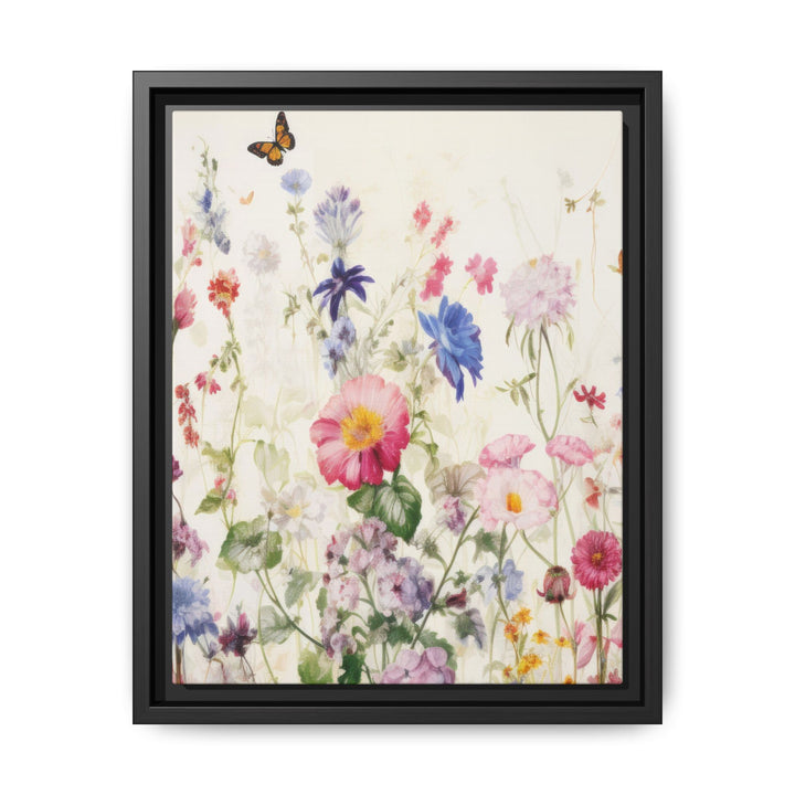 Canvas Wall Art - Sustainably Made Framed Wall Art - Soft Meadow