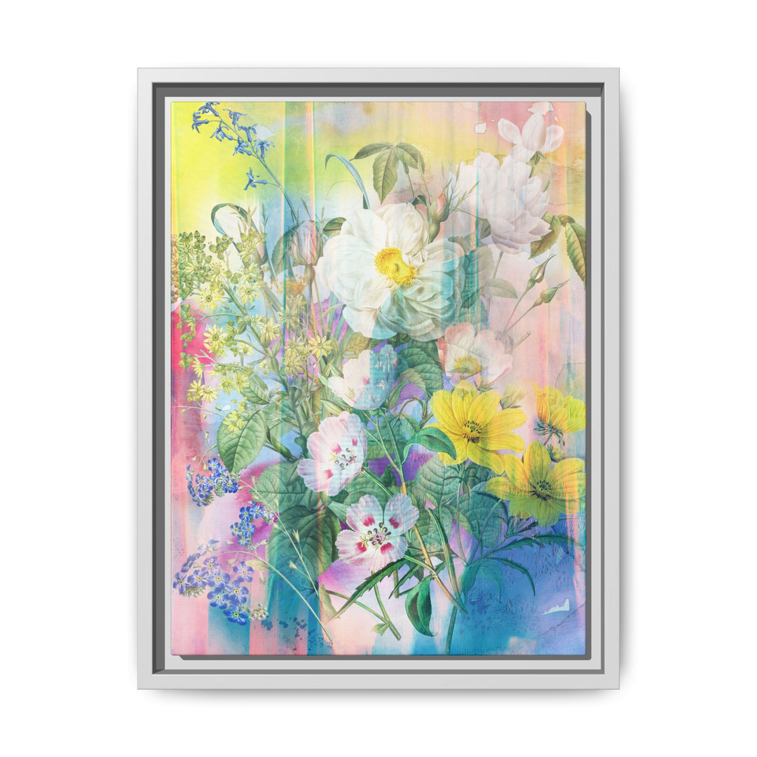 Canvas Wall Art - Sustainably Made Framed Wall Art - Electric Garden