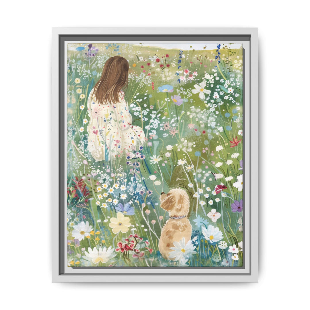 Canvas Wall Art - Sustainably Made Framed Wall Art - In the Meadow