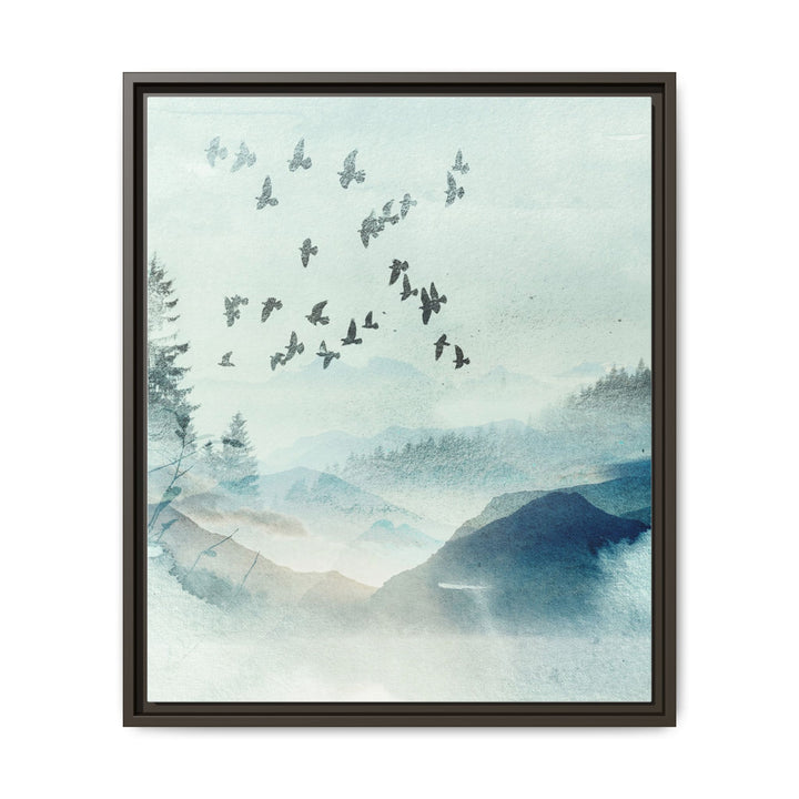 Canvas Wall Art - Sustainably Made Framed Wall Art - Morning Birds