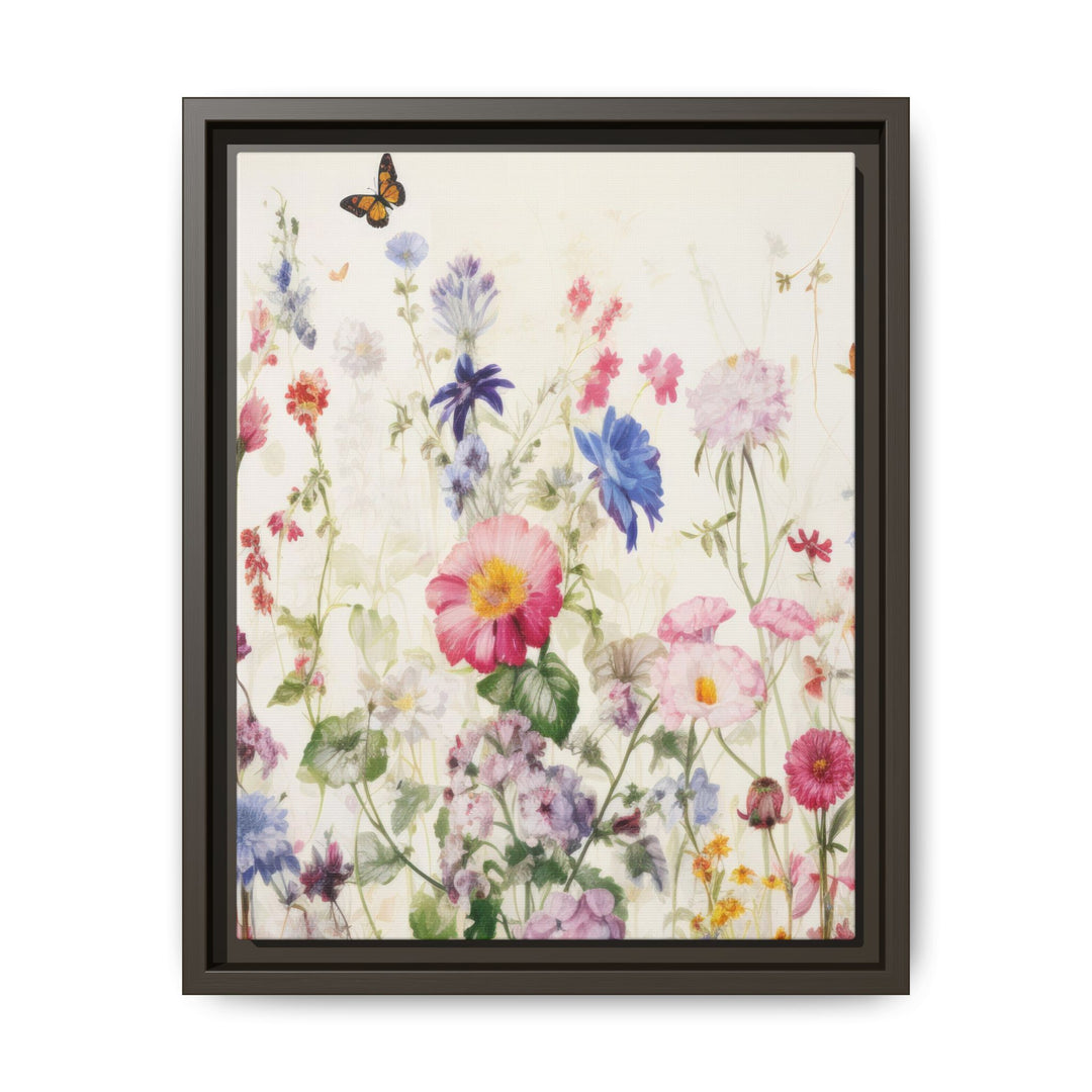 Canvas Wall Art - Sustainably Made Framed Wall Art - Soft Meadow