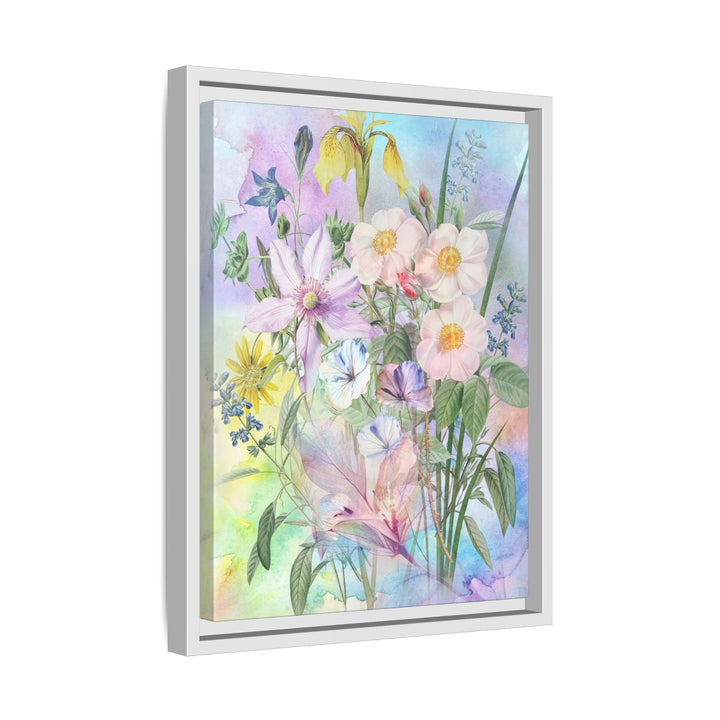 Canvas Wall Art - Sustainably Made Framed Wall Art - Wild Rose Garden