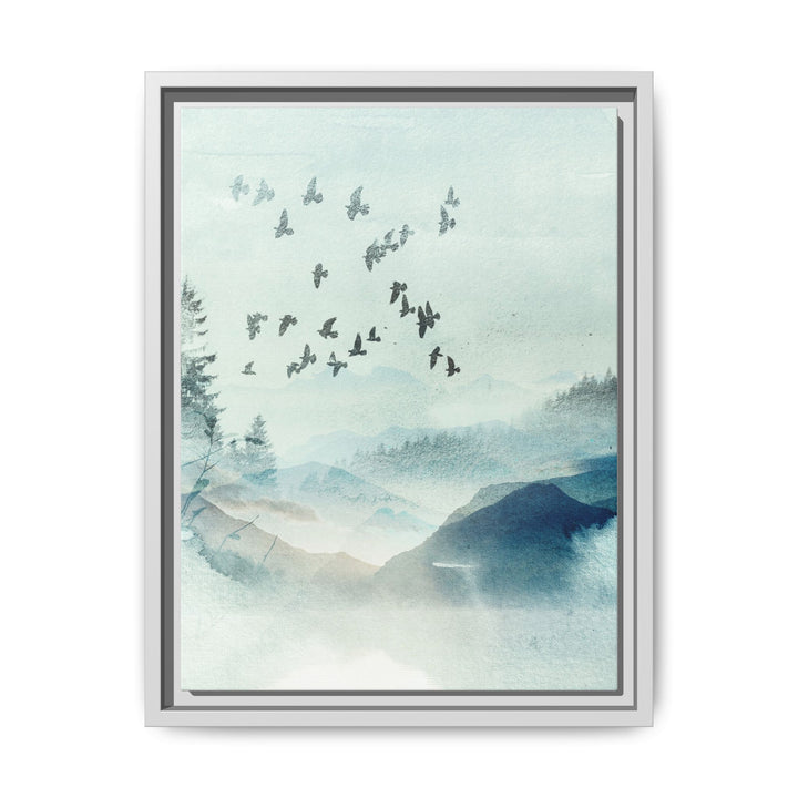 Canvas Wall Art - Sustainably Made Framed Wall Art - Morning Birds