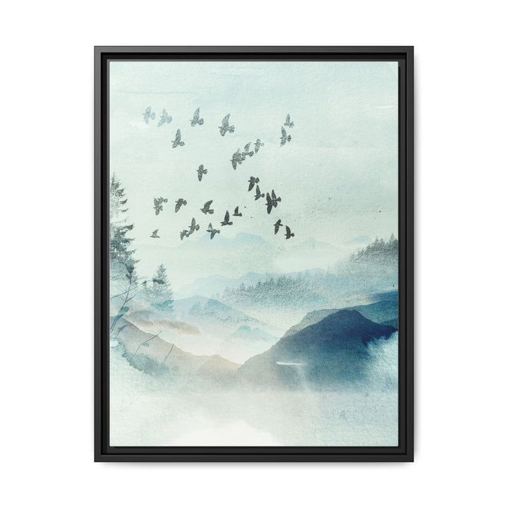 Canvas Wall Art - Sustainably Made Framed Wall Art - Morning Birds