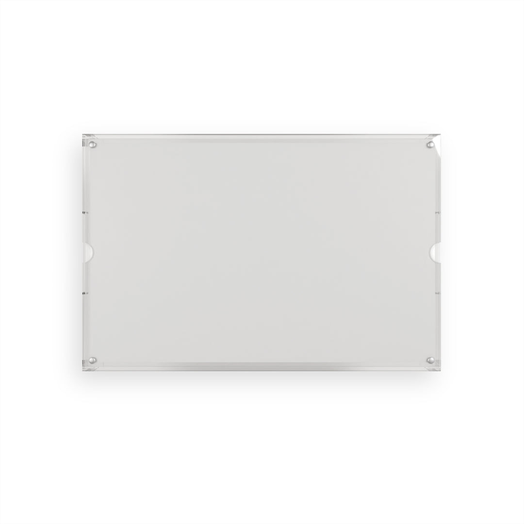 Acrylic Serving Tray - Pink Garden