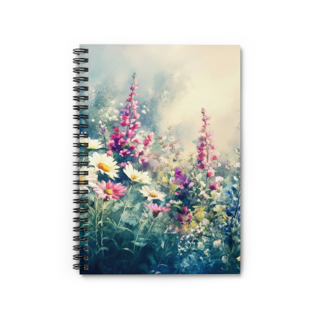 Eco-Friendly Notebook -  Ruled-Line Journal - Summer Garden