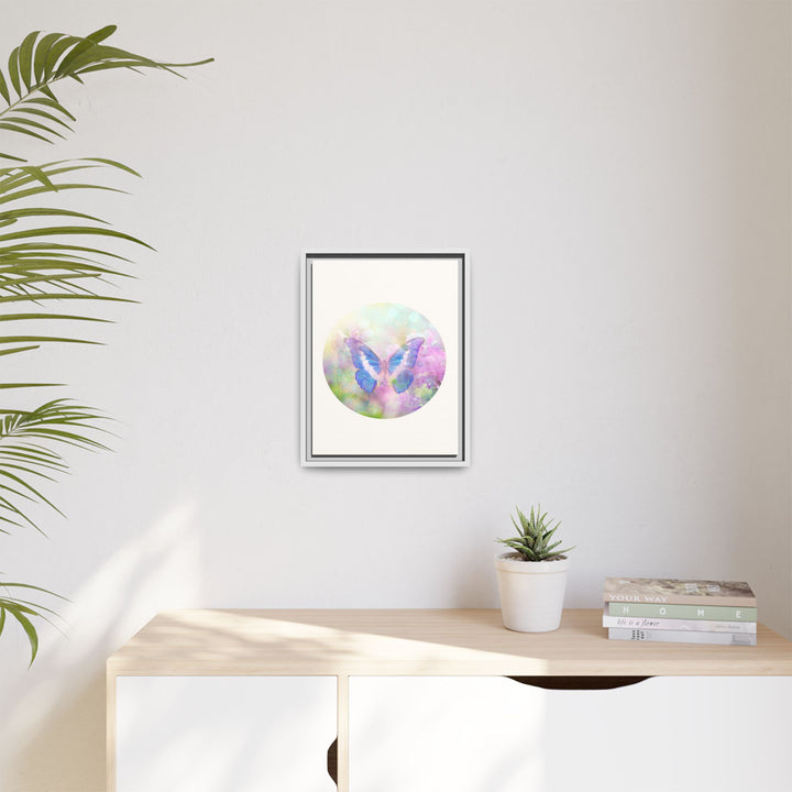 Canvas Wall Art - Sustainably Made Wall Décor - Lilac Butterfly