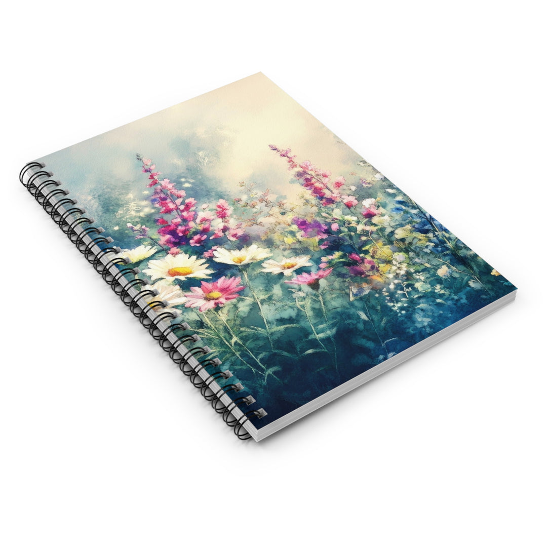 Eco-Friendly Notebook -  Ruled-Line Journal - Summer Garden