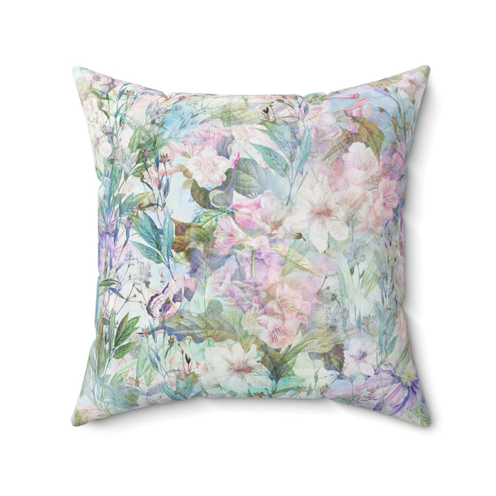 Luxury Faux Suede Pillow - Pastel Summer