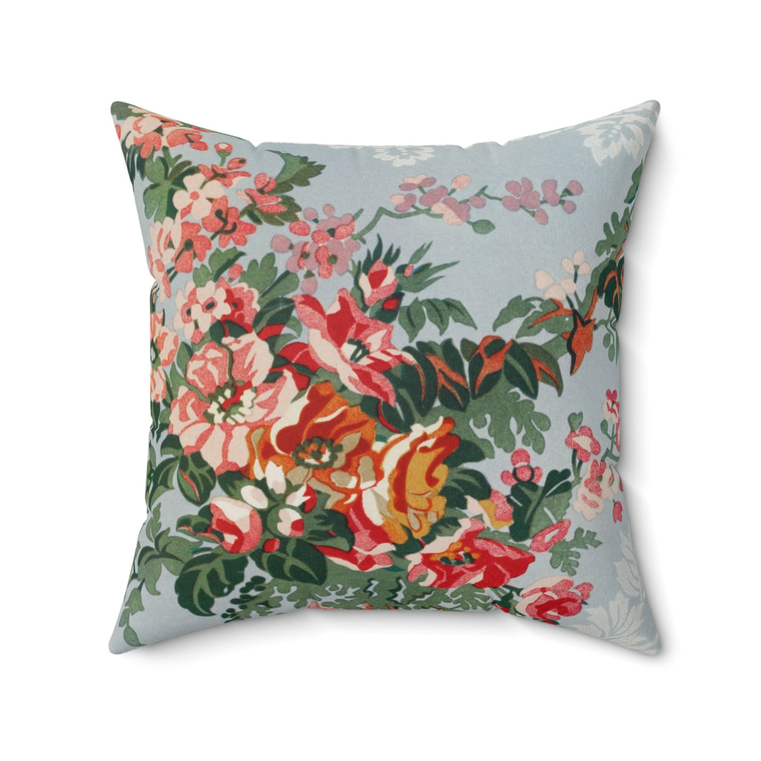 Luxury Faux Suede Pillow - Fall Garden - Gilded Age Collection