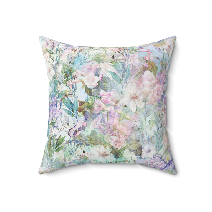Luxury Faux Suede Pillow - Pastel Summer
