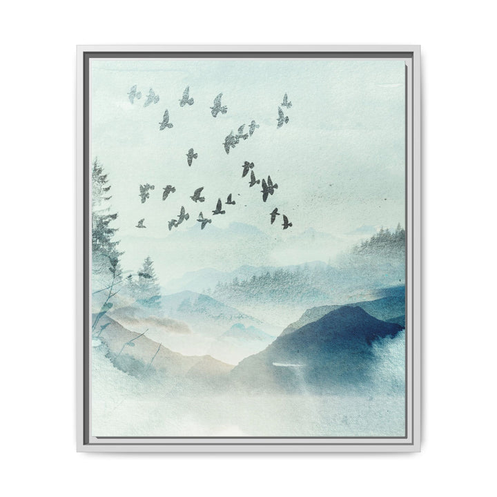 Canvas Wall Art - Sustainably Made Framed Wall Art - Morning Birds